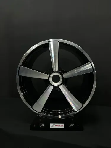 Jogo De Roda Porsche Turbo S Forged Preto Diamantado Center Lock - 20x9 e 21x12