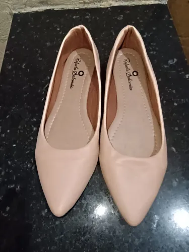Sapatilha Bico Fino Nude Feminino 39/40