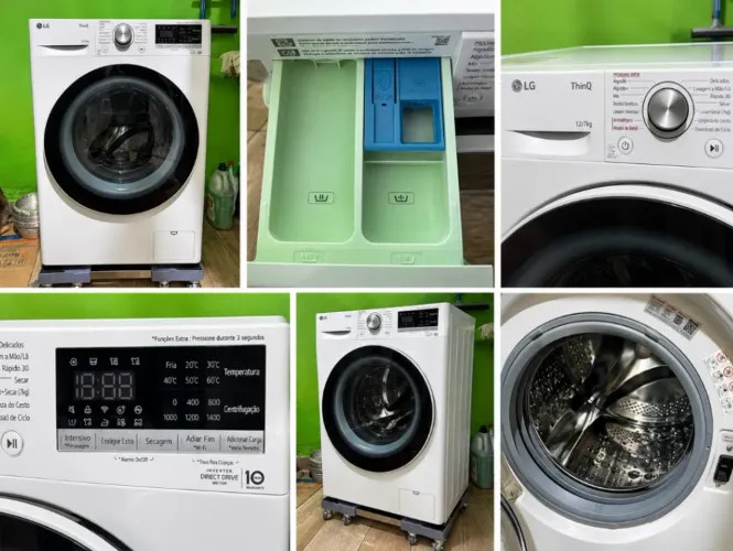 Máquina de lavar e secar LG VC4 ?