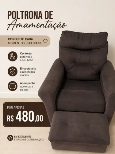 Poltrona para amamentação