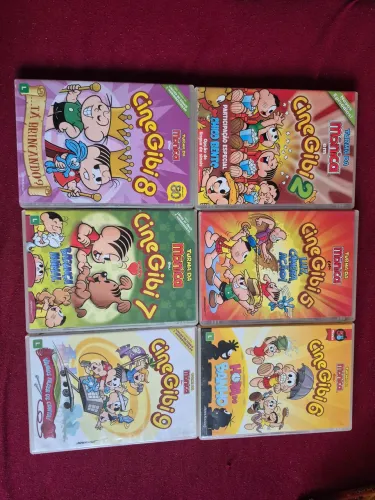 Coleção Semi-Completa DVD's Cinegibi Turma da Mônica