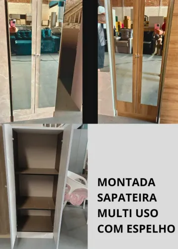 NOVOS Multiuso Sapateira Duplo a partir de R$140 Temos Roupeiro Guarda Roupa