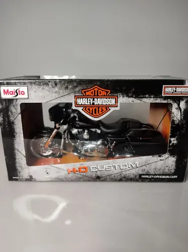 Colecionável miniatura moto Harley Davidson original lacrado