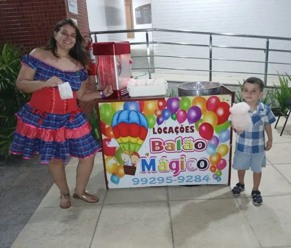 Pipoca e Algodão Doce a vontade