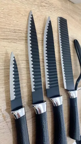 KIT 6 PEÇAS DE FACA ANTIADERENTE - PAGUE NA ENTREGA