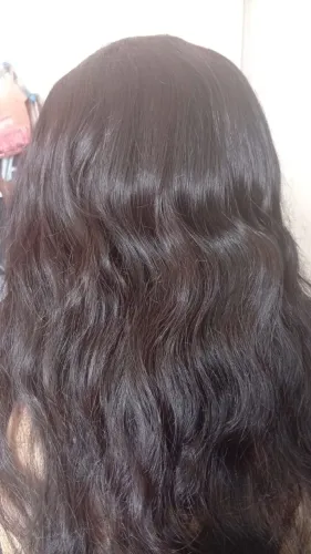 Cabelo Natural Escuro Premium para Mega Hair Aplique - Fios Sedosos e Brilhantes!