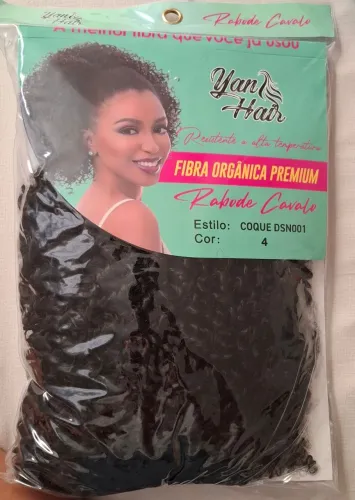 Rabo de Cavalo Cacheado Yang Hair Cor 4 - Usado 1x