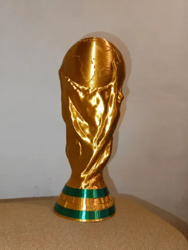 Taça da copa do mundo - Tamanho real 36,8cm