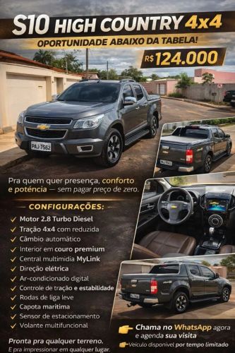 Imagem de Chevrolet S10 P-up H.country 2.8 4X4 CD Dies.aut. 2016