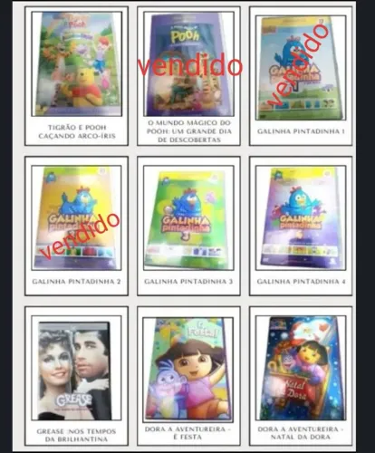 DVDS Infantis e filme