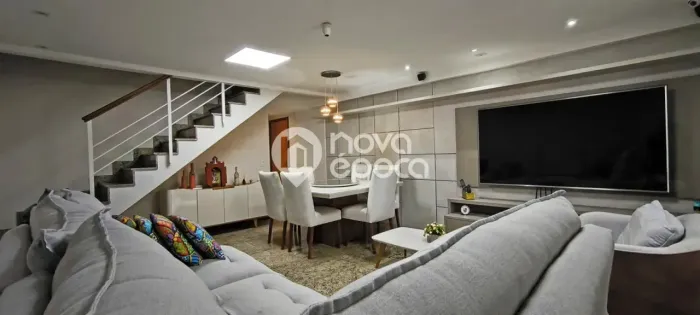 Duplex para venda tem 197 metros quadrados com 3 quartos em Tijuca - Rio de Janeiro - RJ