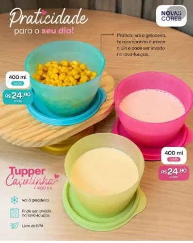 Tupperware Caçulinha pistache