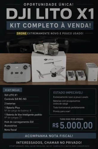 VENDO DJI LITO X1 KIT COMPLETO