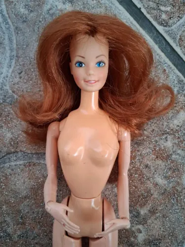 Barbie estrela de botão 1985