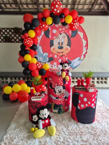 Painel festa Minnie
