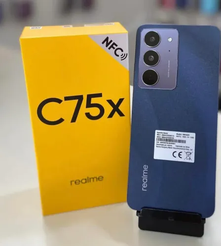 Realme C75X - Azul - Lindo 256/8 Lacrado Global