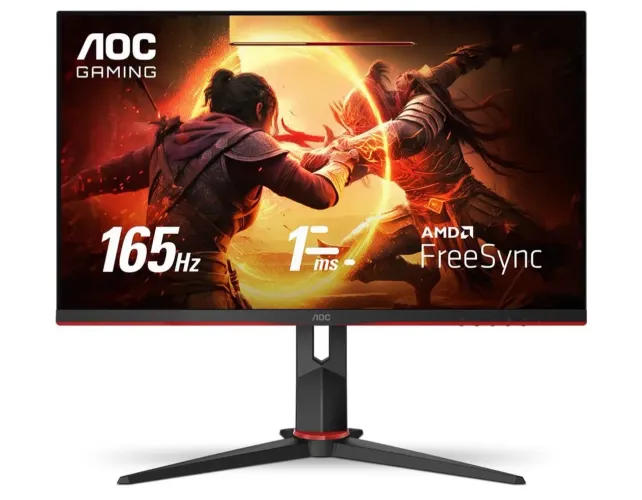 Monitor Gamer AOC Hero 27" 165Hz 1ms Ajuste de Altura 27G2S/BK