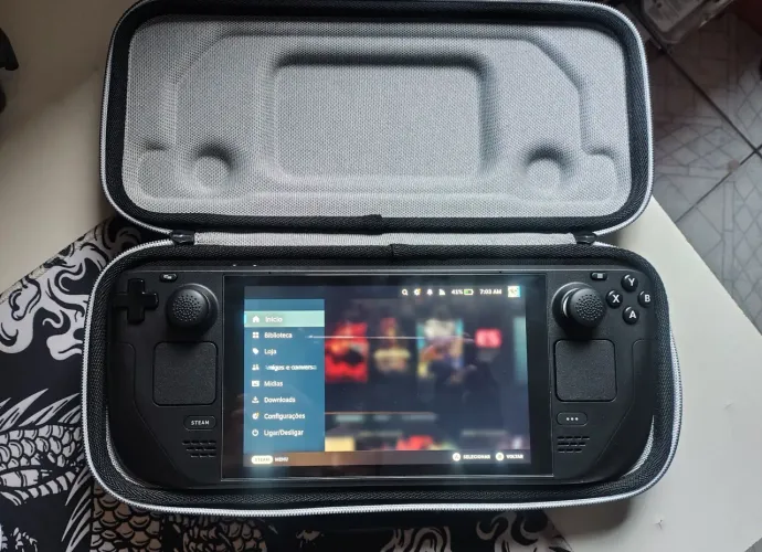 Steam Deck LCD 256GB - Estado de Novo + Acessórios