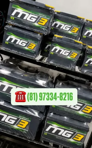 Bateria de carro MG3<br>(Promoção) 289,90