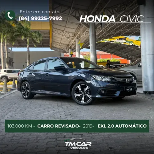 Honda Civic Sedan EXL 2.0 Flex 16V Aut.4p 2019