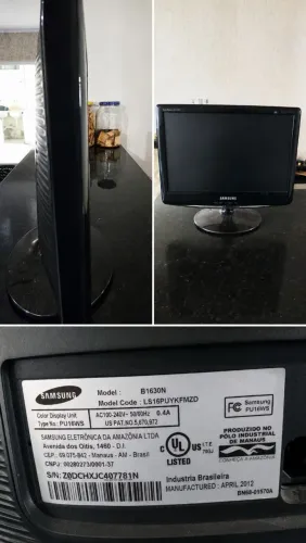 ? MONITOR SAMSUNG 16" LCD - PRONTO PARA USO!