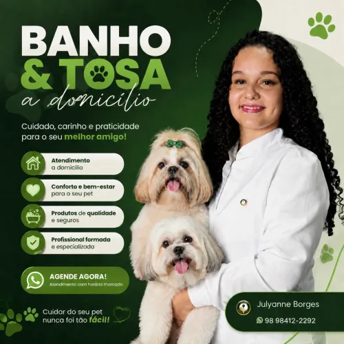 Banho e Tosa em casa