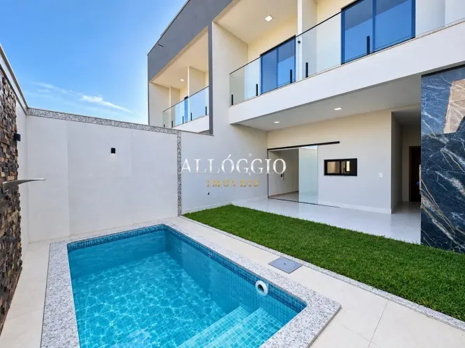 Casa com 3 quartos, 2 suítes, 3 vagas NOVA DE ALTO PADRÃO NO YAHOO RESIDENCE.