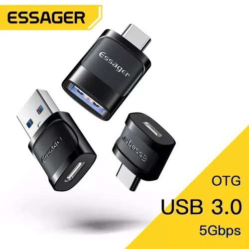 Adapitador Tipo C para USB, USB para Tipo-C