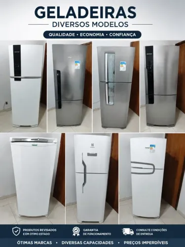 Geladeiras usadas Frost Free apartir de 1399 reais