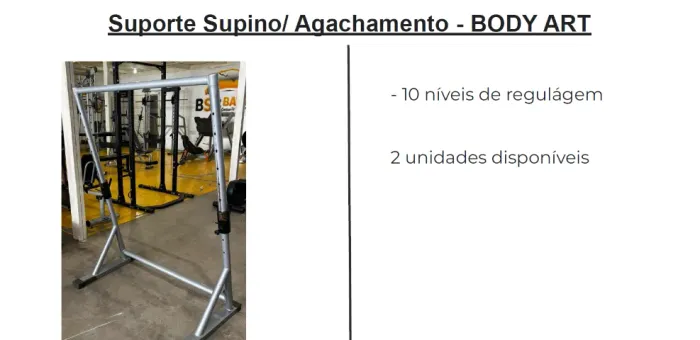 Suporte Supino/ Agachamento - BODY ART