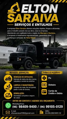 Retiradas de entulhos