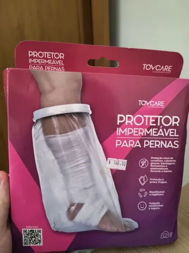 Protetor impermeável Tovcare, para pernas (novo fechado na caixa original)