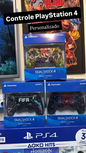 CONTROLE PS4 PERSONALIZADO