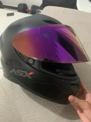 Capacete asx city preto fosco