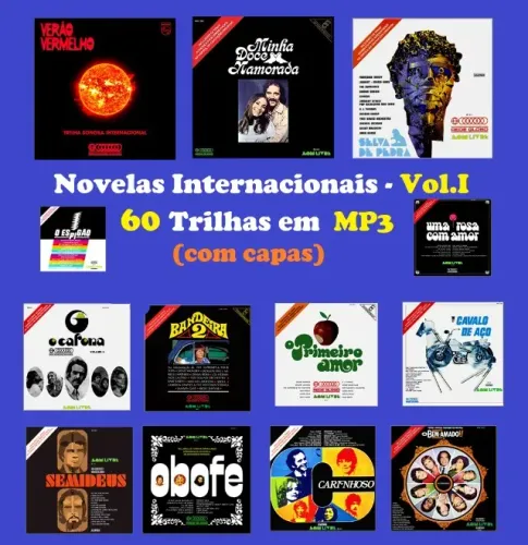pendrive com a trilha sonora internacional de 60 novelas + de 700 músicas
