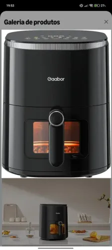 Fritadeira Elétrica Duo Digital 4,2L AF-45T02A, 127V - Gaabor