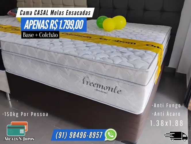 CAMA CASAL MOLAS ENSACADAS 