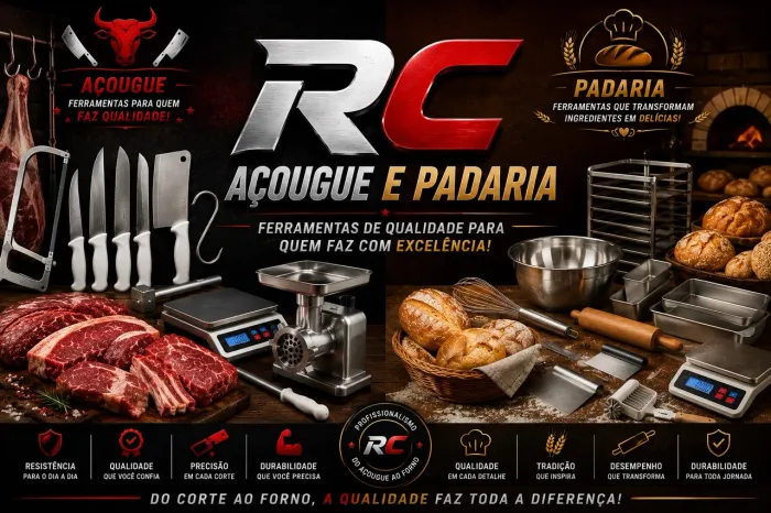 Peças de reposição para açougue e padarias