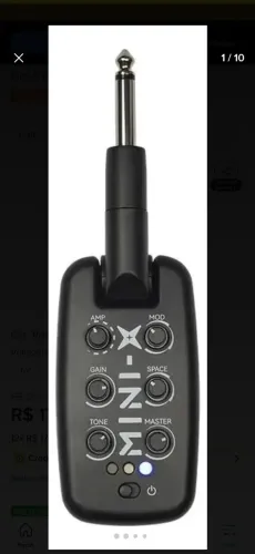Vendo mini amplificador de fone de ouvido para Baixo