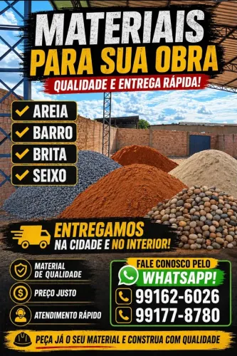 Areia-Barro-Brita-Seixo