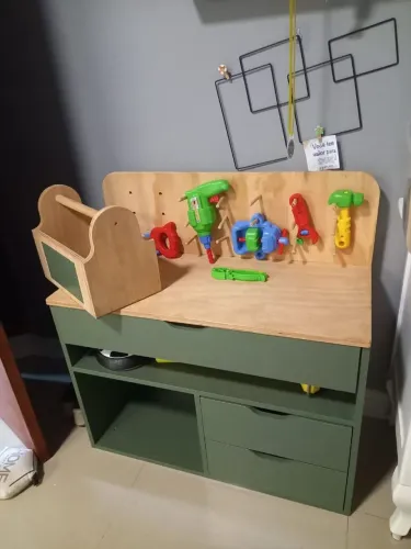 Mesa de ferramentas infantil MDF