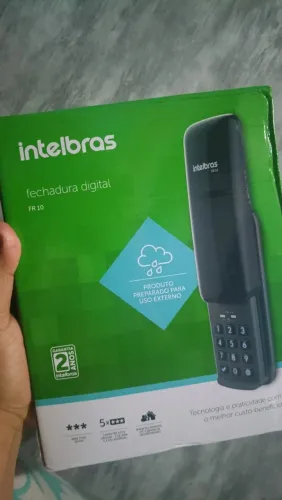 Fechadura eletrônica Intelbras zerada sem uso