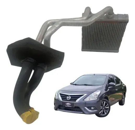 Radiador Ar Quente Nissan Versa 1.6 2016 2017 2018 Detalhe