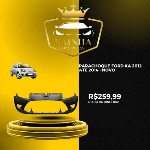 Parachoque Ford Ka 2012 até 2014 - NOVO