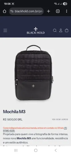 Mochila Hold Black 