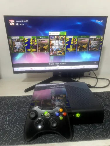 Xbox 360 Desbloqueado + FIFA/PES 26 + GTA V + Forza Horizon