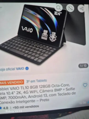 Tablet vaio 128GB .