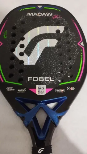 Raquete Semi Nova Beach Tennis Fobel Macaw
