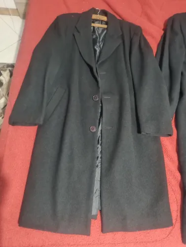 Sobretudo longo masculino