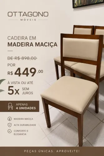 Vendo 4 cadeiras